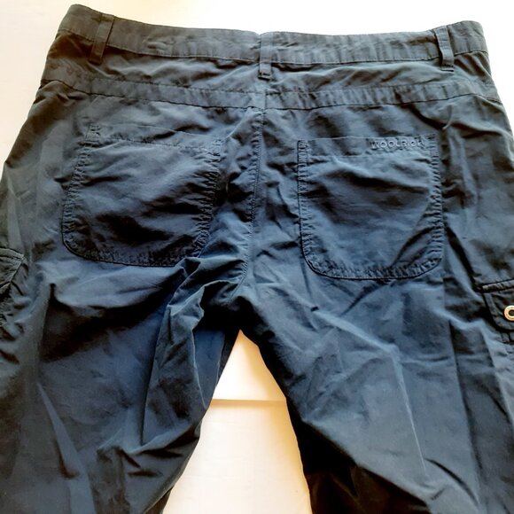 Woolrich Womens Capri Pants Navy Cargo Hiking Outdoor Size 10 - Picture 9 of 10